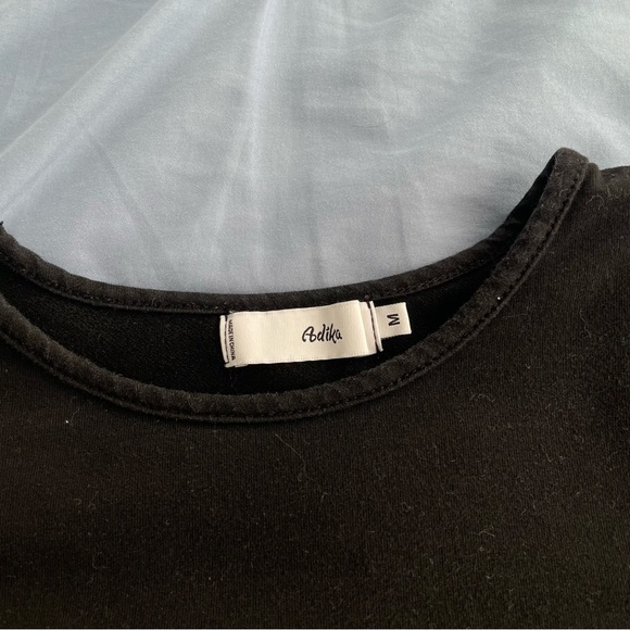 Adika black cut out long sleeve top - Picture 4 of 4